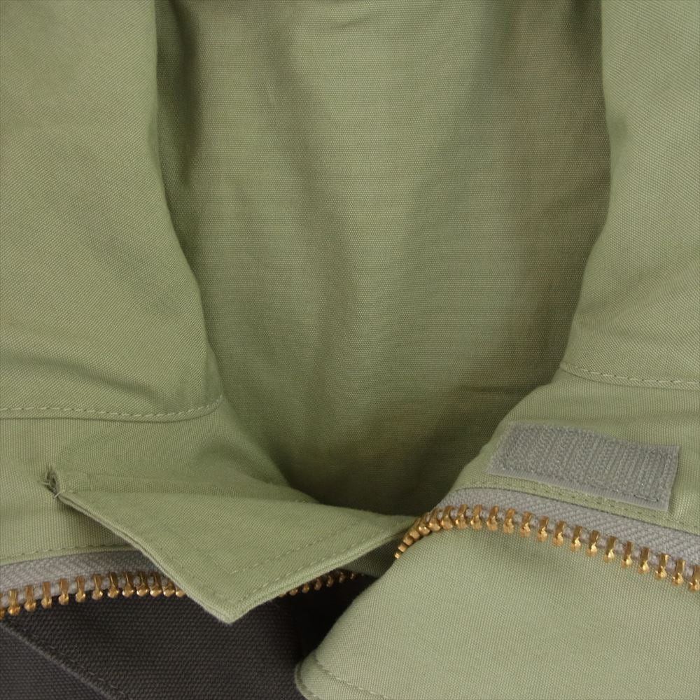 Sacai サカイ 24SS 24-03390M × Carhartt カーハート WIP ダブリューアイピー Reversible Coat リバーシブル ダック コート グレー グレー系 グリーン系 2【美品】【中古】