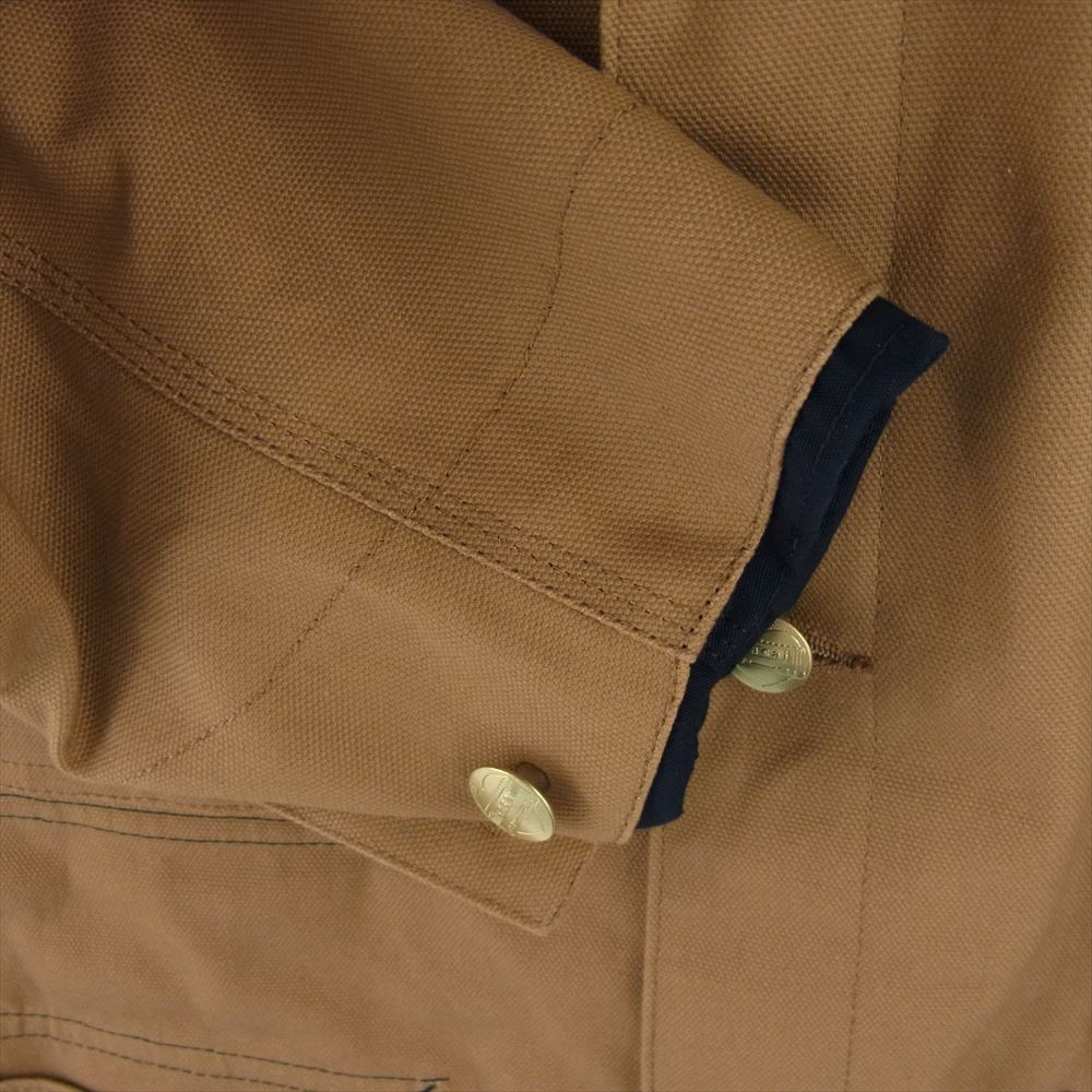 Sacai サカイ 24SS 24-03390M × Carhartt カーハート WIP ダブリューアイピー Reversible Coat リバーシブル ダック コート ベージュ ベージュ系 ネイビー系 2【極上美品】【中古】
