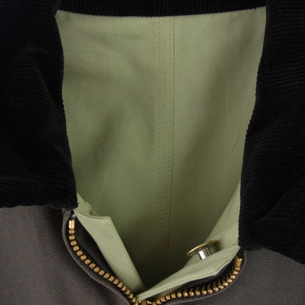 Sacai サカイ 24SS 24-03391M × Carhartt カーハート WIP ダブリューアイピー Reversible Jacket リバーシブル ダック ジャケット グレー グレー系 グリーン系 3【極上美品】【中古】