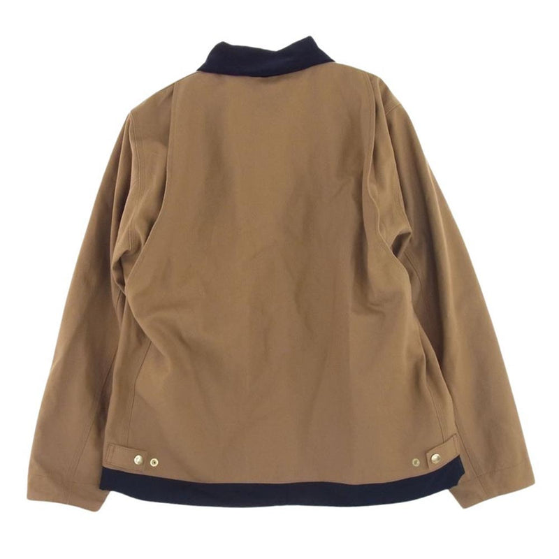 Sacai サカイ 24SS 24-03391M × Carhartt カーハート WIP ダブリューアイピー Reversible Jacket リバーシブル ダック ジャケット ベージュ系 1【極上美品】【中古】