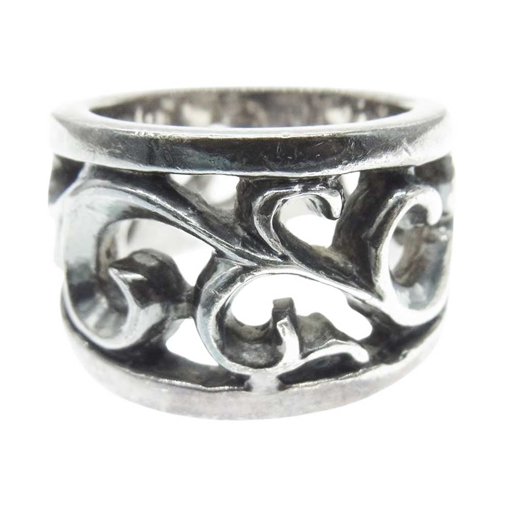 A&G エーアンドジー トライバル シルバー リング シルバー系 15号【中古】