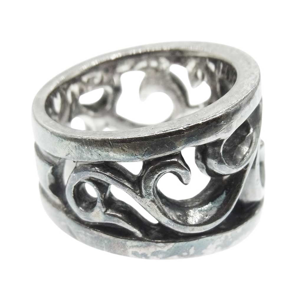 A&G エーアンドジー トライバル シルバー リング シルバー系 15号【中古】