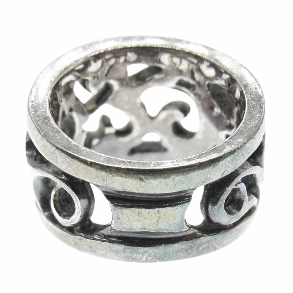 A&G エーアンドジー トライバル シルバー リング シルバー系 15号【中古】