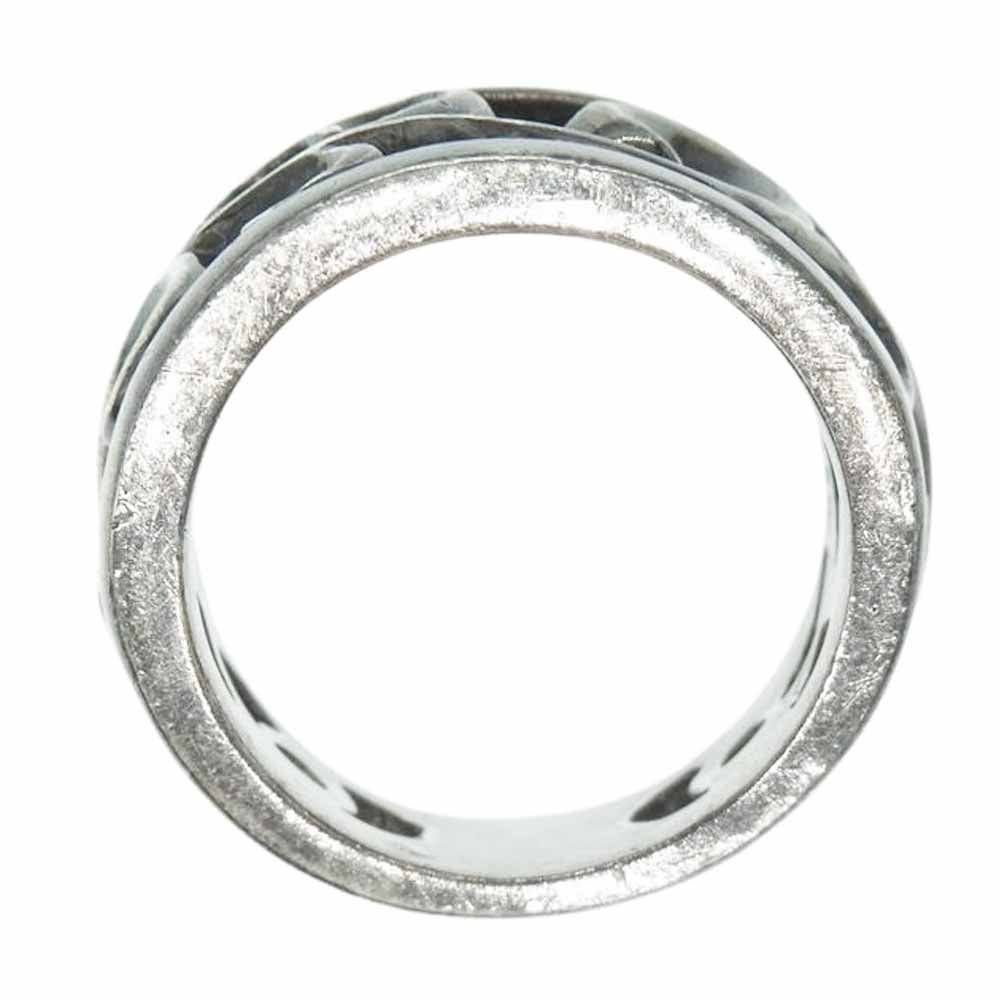 A&G エーアンドジー トライバル シルバー リング シルバー系 15号【中古】