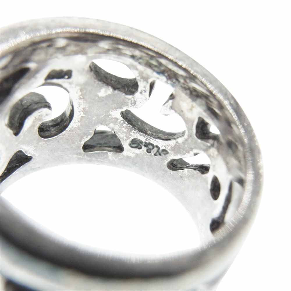 A&G エーアンドジー トライバル シルバー リング シルバー系 15号【中古】