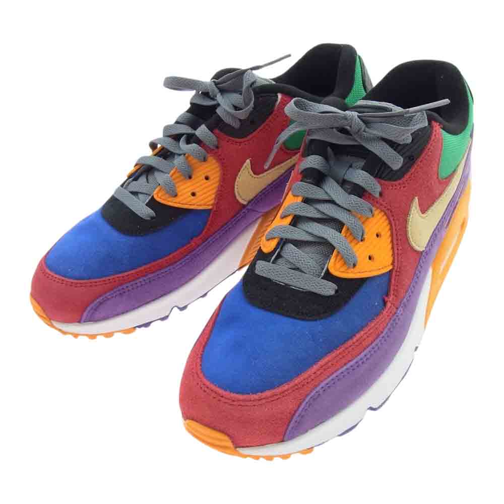 NIKE ナイキ CD0917-600 AIR MAX 90 VIOTECH UNIVERSITYRED エアマックス 90 バイオテック ユニバーシティレッド スニーカー マルチカラー系 28cm【美品】【中古】