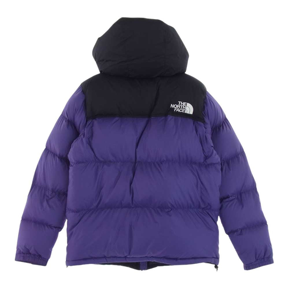 THE NORTH FACE ノースフェイス ND92041R Nuptse Hoodie ヌプシ フーディ ダウン ジャケット パープル系 XL【中古】