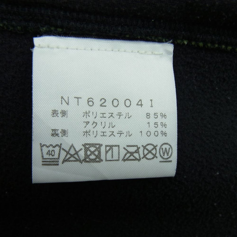 Supreme シュプリーム 20AW NT62004I × THE NORTH FACE ノースフェイス Logo Hooded Fleece Jacket ロゴ フーディ フリース ジャケット グリーン系 M【中古】