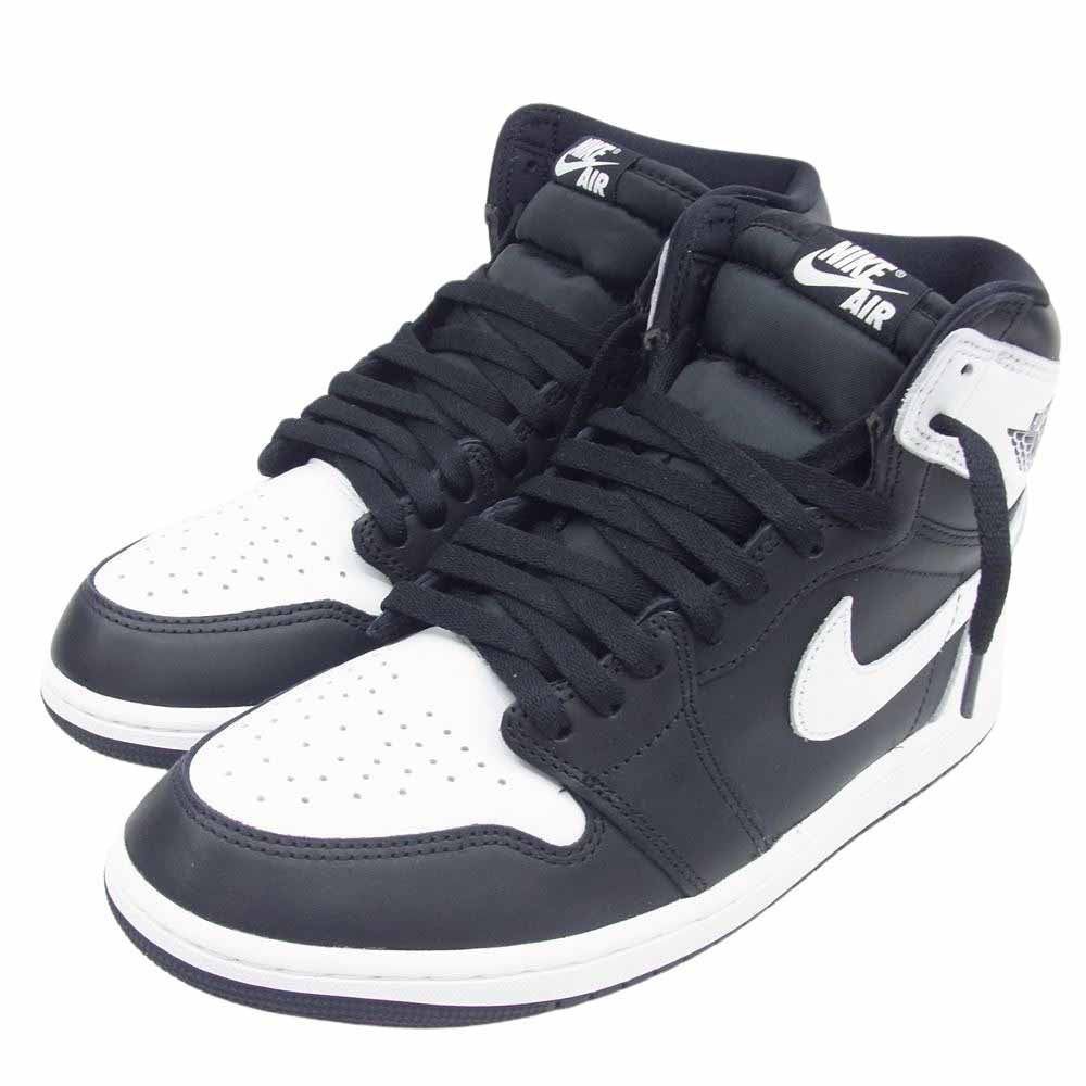 NIKE AIR JORDAN ナイキ ジョーダン DZ5485-010 Air Jordan 1 Retro High OG Black White AJ1 エアジョーダン ハイ ブラック ホワイト スニーカー ブラック系 ホワイト系 27cm【極上美品】【中古】