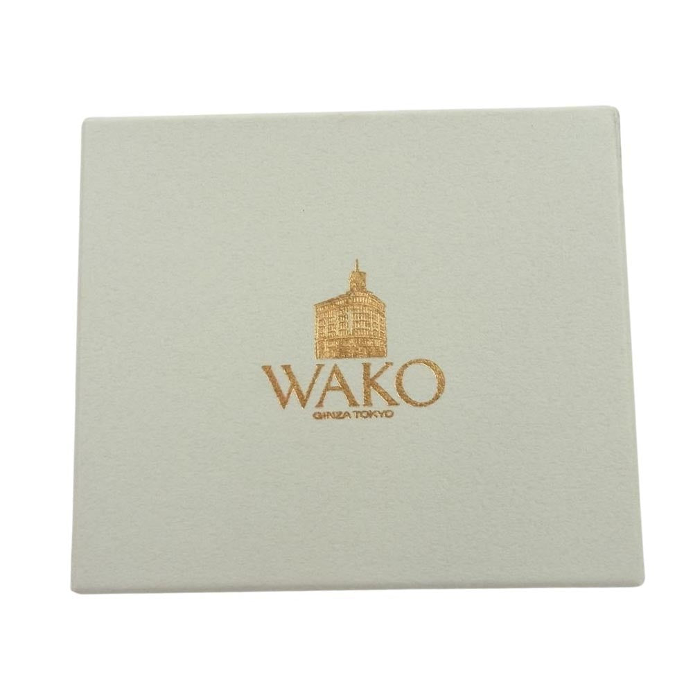 WAKO ワコー バッグ型チャーム 二つ折り 財布 小銭入れ コインケース ラベンダーピンク系【極上美品】【中古】