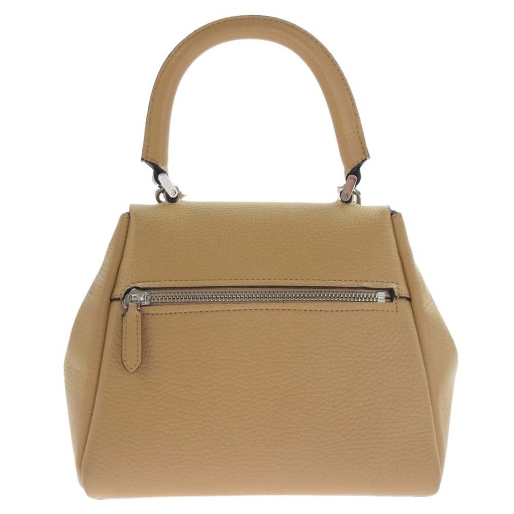 WAKO ワコー Sac de Temps サックドゥタン 2way レザー トート ショルダー バッグ ベージュ系【美品】【中古】