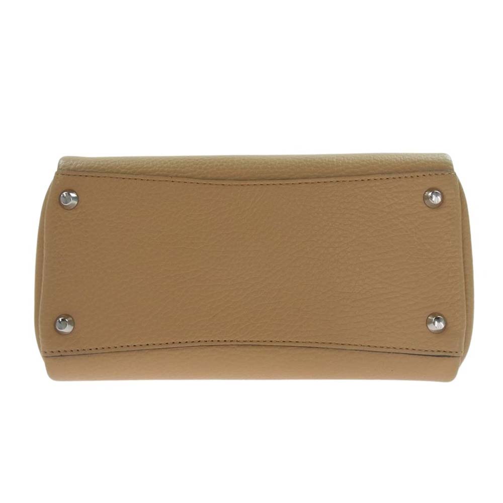 WAKO ワコー Sac de Temps サックドゥタン 2way レザー トート ショルダー バッグ ベージュ系【美品】【中古】