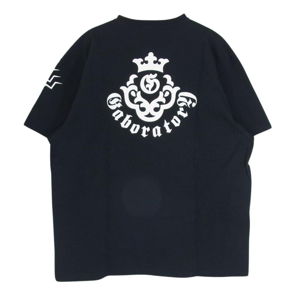 GABOR ガボール × YOKO AYUKAWA Tiger 7.1oz Heavy Weight T-shirt タイガー ヘビー ウェイト 半袖 Tシャツ ブラック系 XXL【中古】