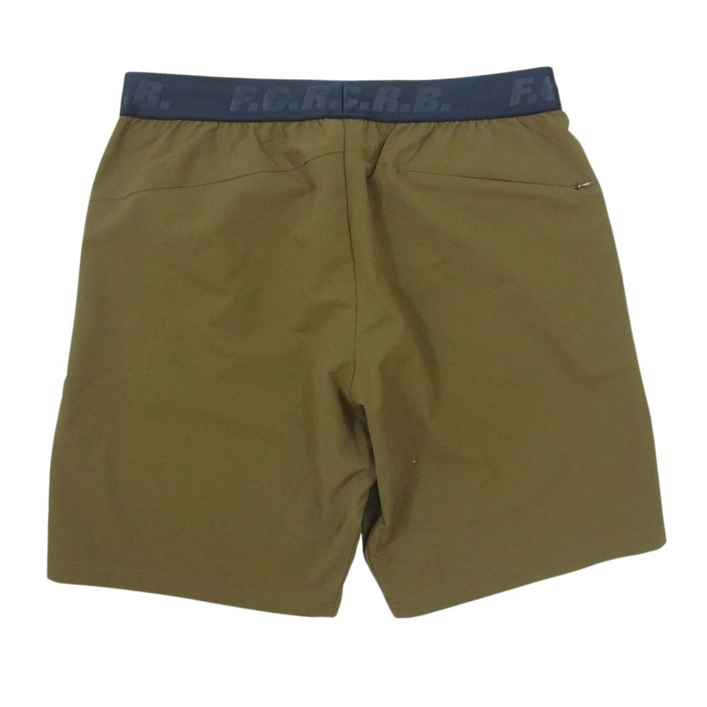F.C.R.B. エフシーアールビー FCRB-200051 STRETCH LIGHT WEIGHT SHORTS ストレッチ ショート パンツ カーキ系 XL【美品】【中古】