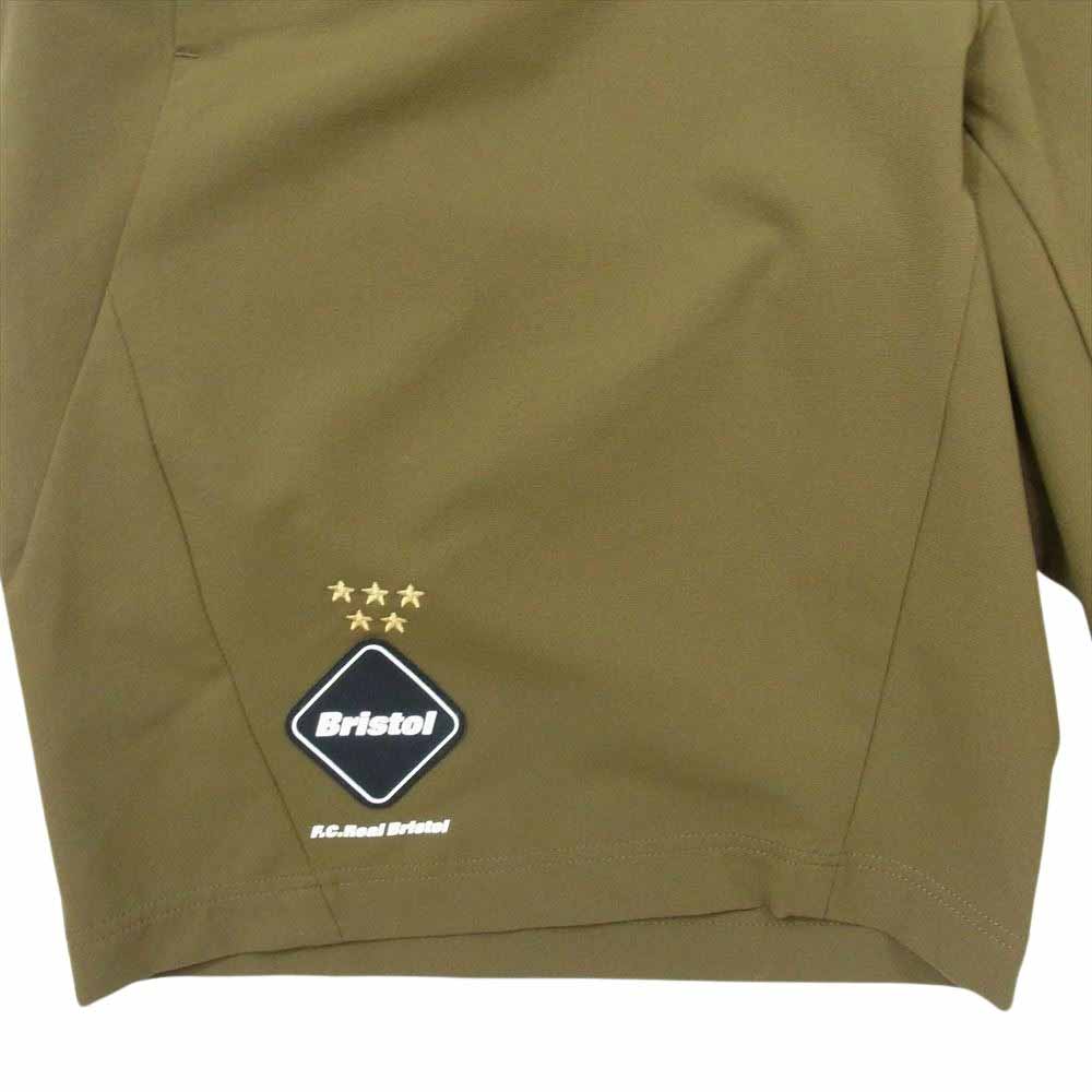 F.C.R.B. エフシーアールビー FCRB-200051 STRETCH LIGHT WEIGHT SHORTS ストレッチ ショート パンツ カーキ系 XL【美品】【中古】