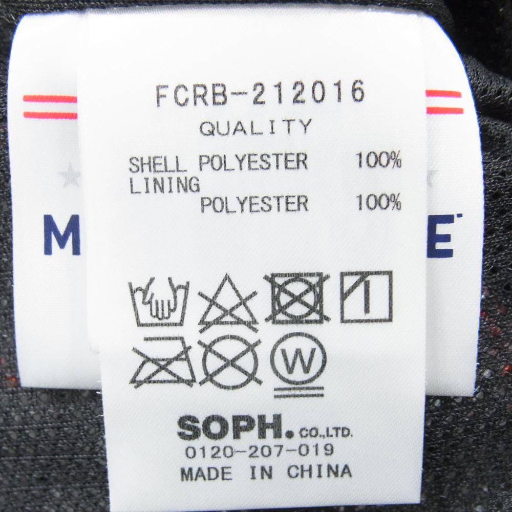 F.C.R.B. エフシーアールビー FCRB-212016 MLB TOUR ALL TEAM BIG STAR SHORTS オール チーム ビッグ スター ワッペン ショーツ ハーフ パンツ ブラック系 L【極上美品】【中古】