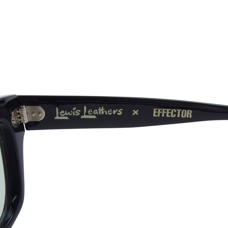 Lewis Leathers ルイスレザー × EFFECTOR エフェクター AVIAKIT サングラス ブラック系【美品】【中古】