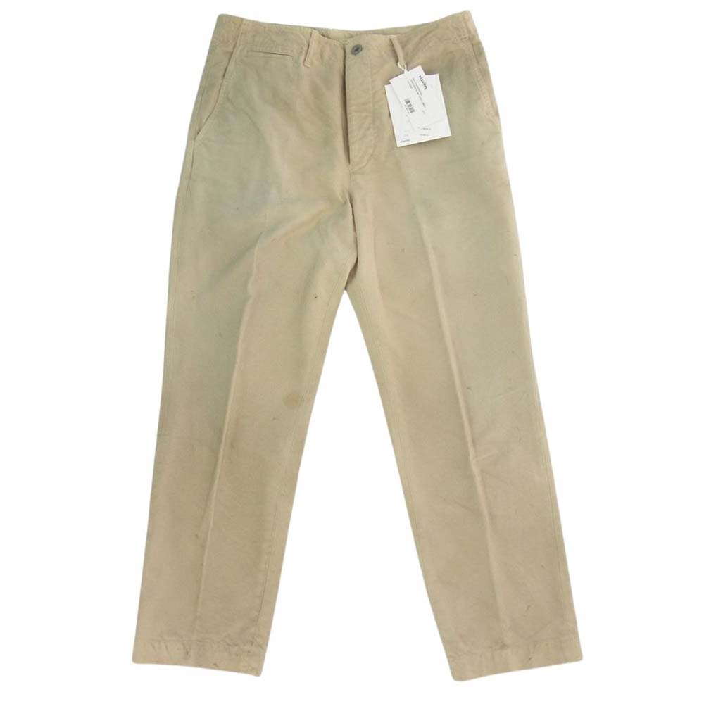 VISVIM ビズビム 22AW 0122205008004 HW Taper DMGD Chino Pants チノ パンツ ベージュ系 2【新古品】【未使用】【中古】