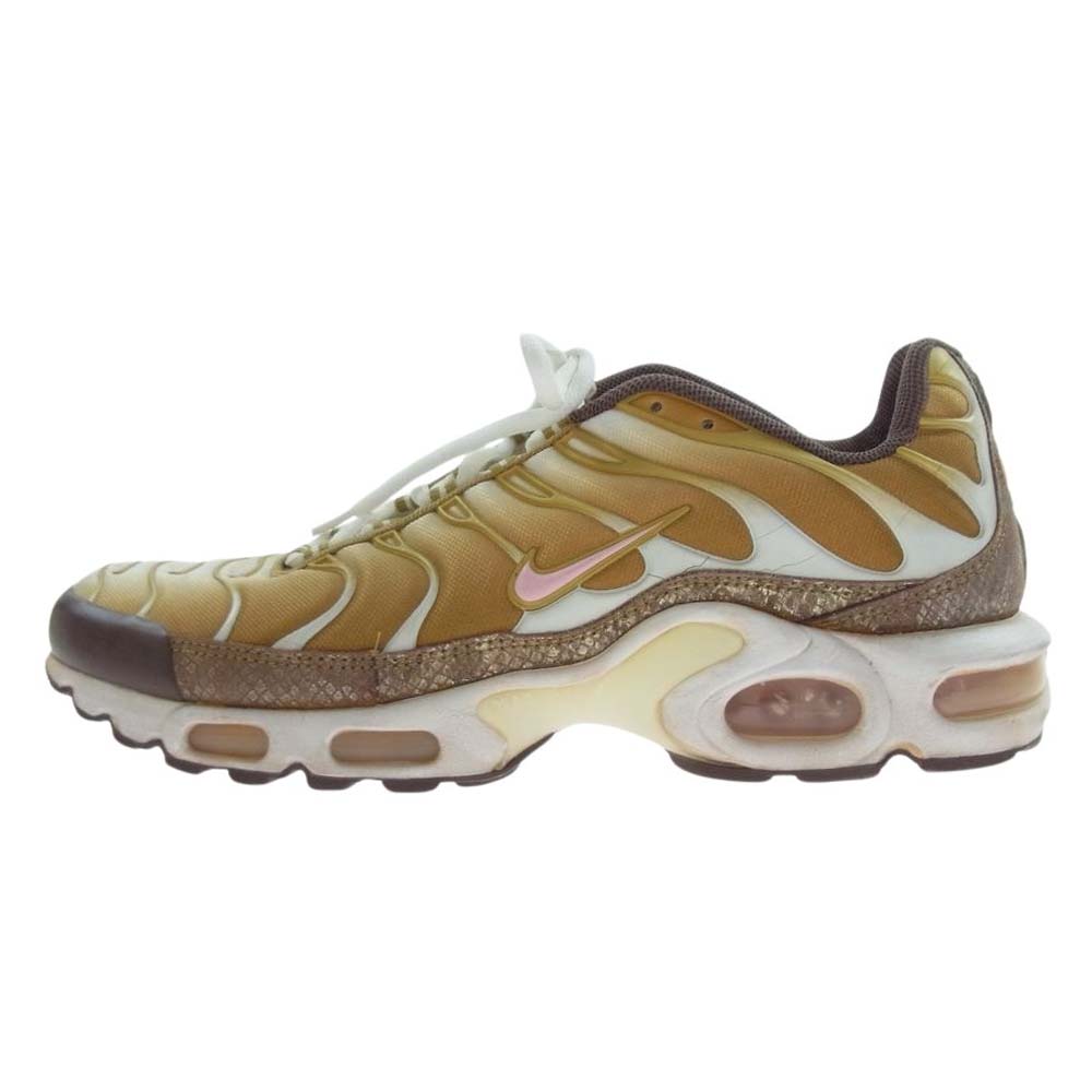 NIKE ナイキ 312292ー761 【観賞用】 AIR MAX PLUS エアマックス プラス Tuned Universe ローカット スニーカー イエロー系 28.5cm【中古】