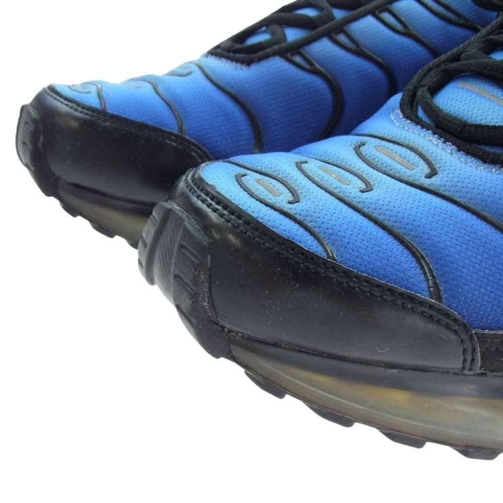 NIKE ナイキ 333609-471  AIR MAX PLUS エアマックス プラス TN 360 University Blue ユニバーシティブルー バッシュ ハイカット スニーカー ブルー系 28cm【中古】