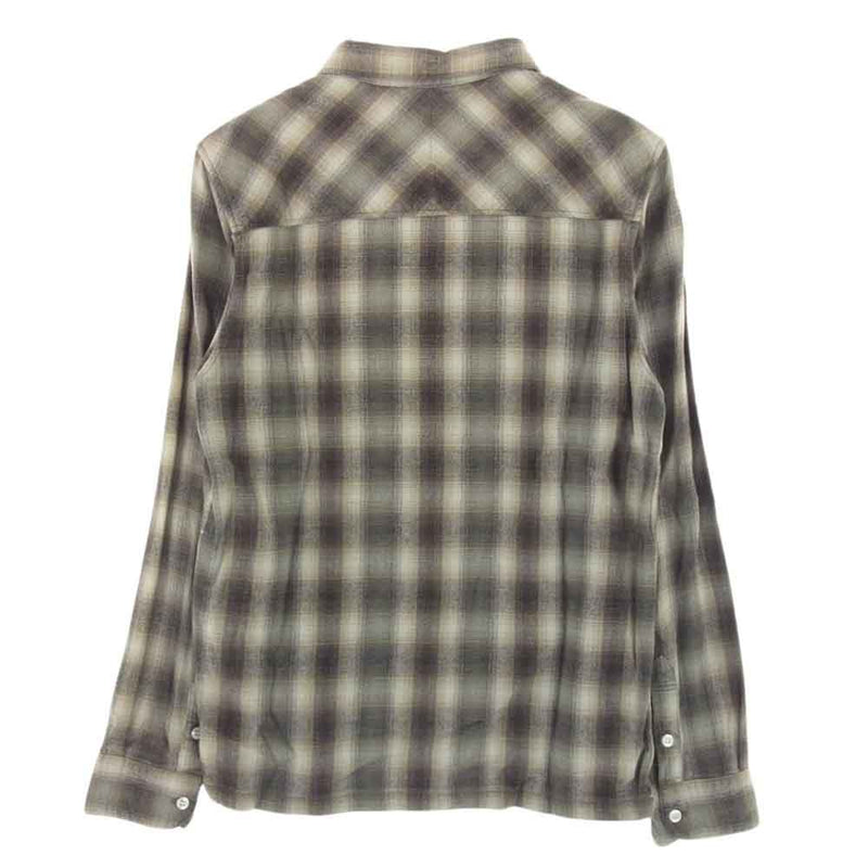 WTAPS ダブルタップス 10AW 102GWDT-SHM03 L/S VATOS SHIRT チェック 長袖 シャツ カーキ系 マルチカラー系 M【中古】