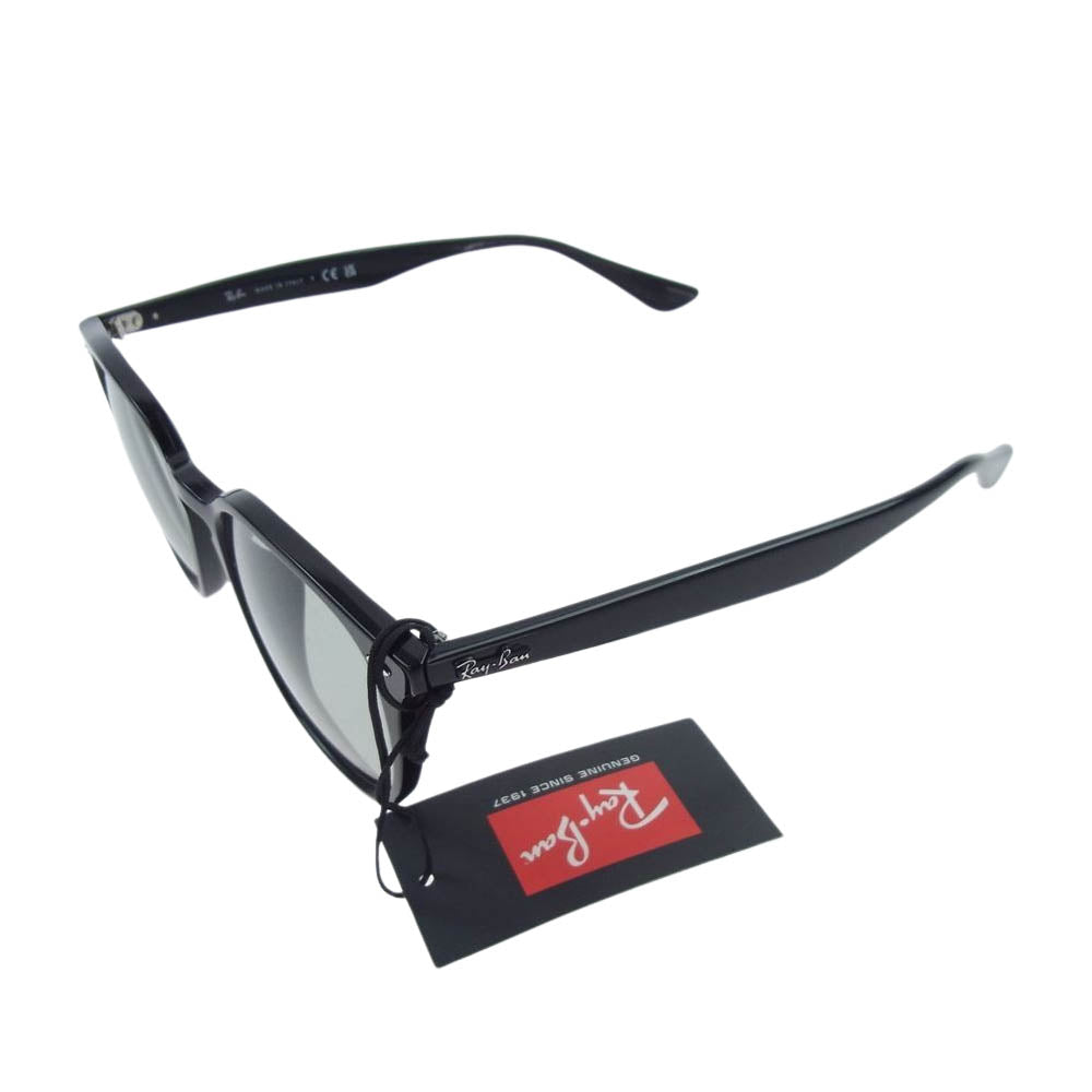 Ray-Ban レイバン RB4258-F アジアンフィット ウェリントン型 サングラス アイウェア 眼鏡 ブラック系 52□20【美品】【中古】