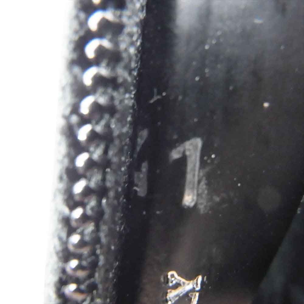 VETEMENTS ヴェトモン VTMNTS FUCK OFF ARMY BOOTS サイドジップ ブーツ ブラック系 41【中古】