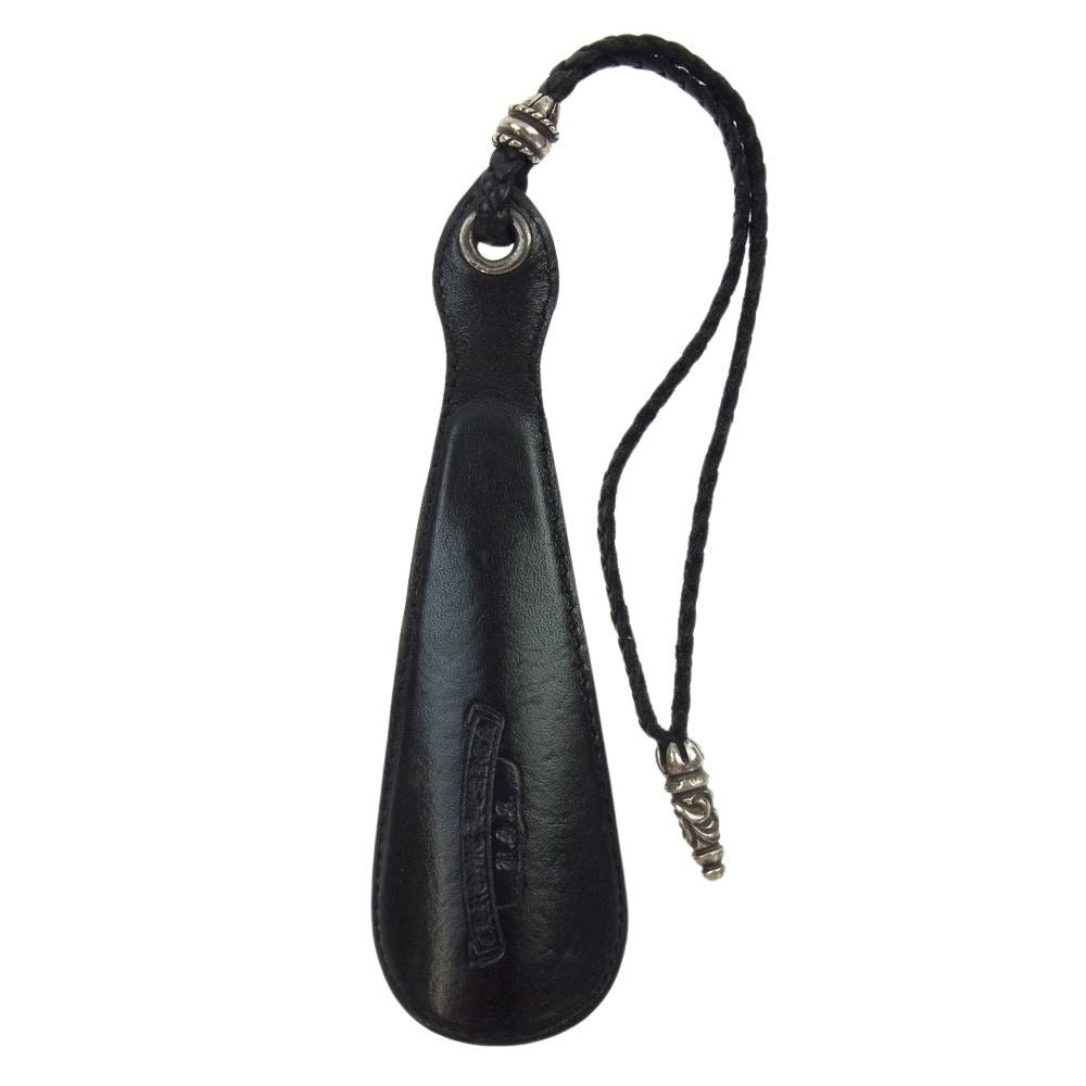 CHROME HEARTS クロムハーツ（原本無） SHOE HORN SML シューホーン レザー 靴べら ブラック系【中古】