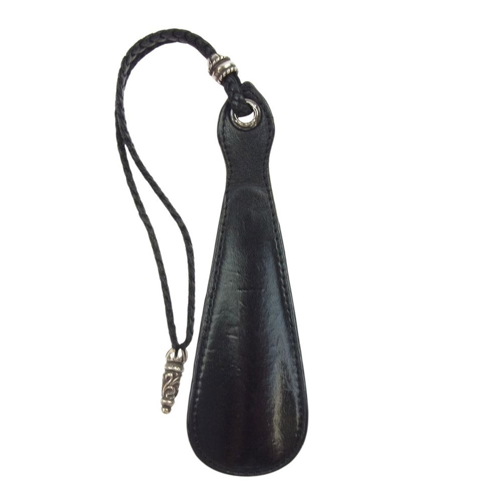 CHROME HEARTS クロムハーツ（原本無） SHOE HORN SML シューホーン レザー 靴べら ブラック系【中古】