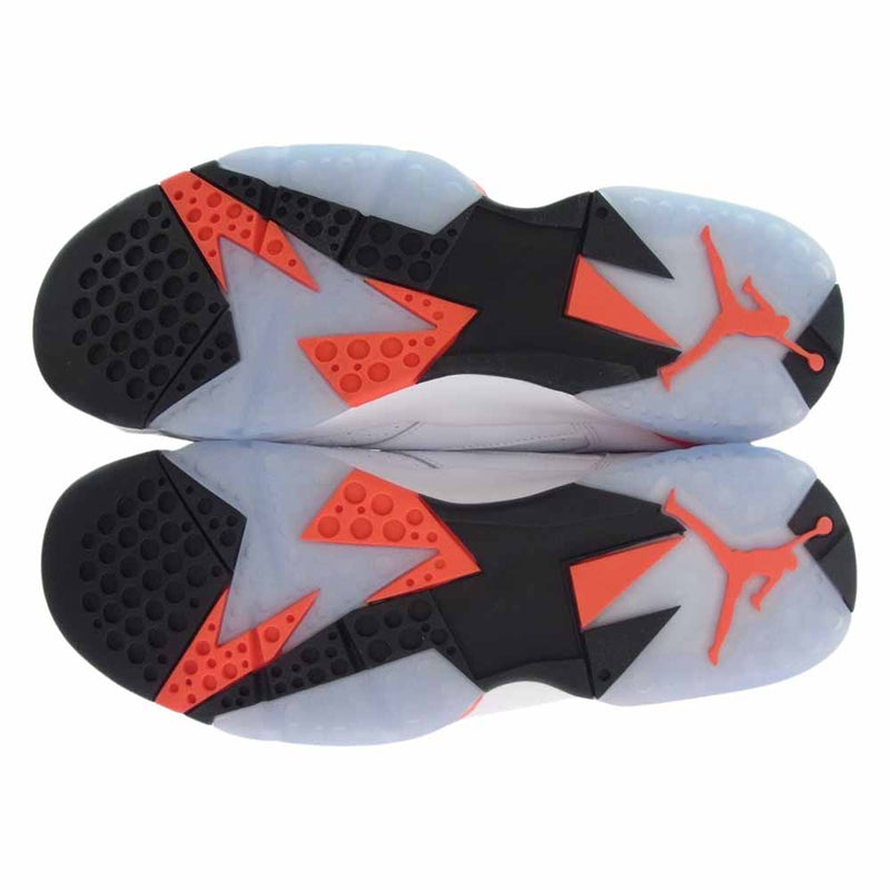 NIKE AIR JORDAN ナイキ ジョーダン CU9307-160  AJ7 Retro White Infrared エアジョーダン7 レトロ スニーカー ホワイト系 28.5cm【極上美品】【中古】