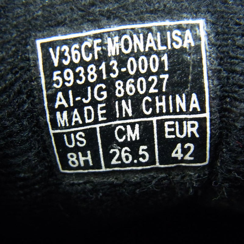 VANS バンズ V36CF-MONALISA Old Skool Japan Limited オールドスクール モナリザ 波 総柄 スニーカー ブラック系 26.5cm【中古】
