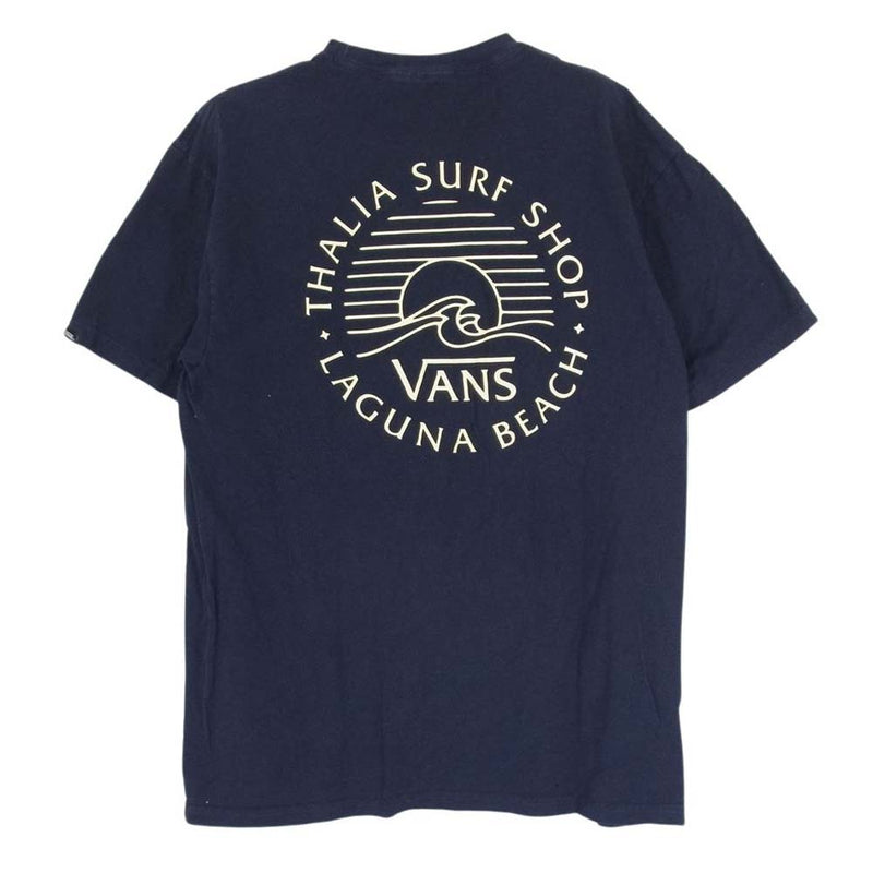 VANS バンズ THALIA SURF SHOP 半袖 Tシャツ カットソー ネイビー系 M【中古】