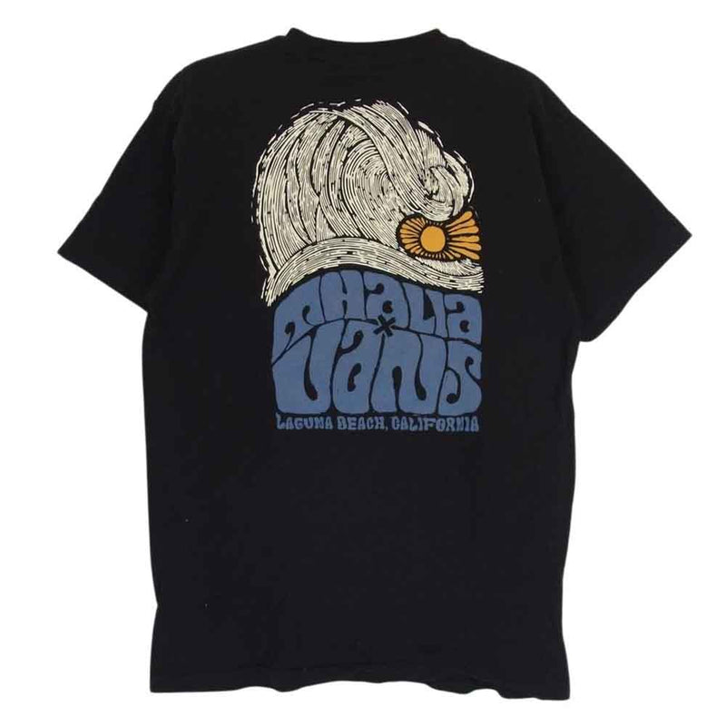 VANS バンズ THALIA SURF SHOP バッグ プリント 半袖 Tシャツ カットソー ブラック系 S【中古】