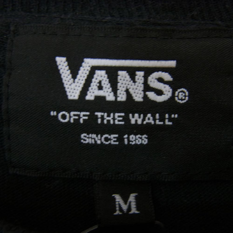 VANS バンズ FACTORY TEAM ロゴ 半袖 Tシャツ カットソー ブラック系 M【中古】