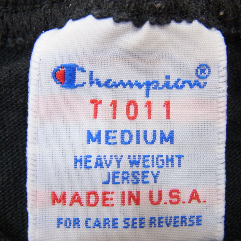 Champion チャンピオン STANDARD CALIFORNIA USA製 T1011 半袖 Ｔシャツ カットソー ブラック系 M【中古】