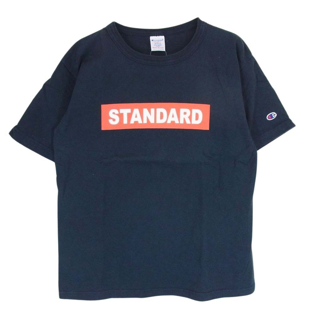 Champion チャンピオン STANDARD CALIFORNIA USA製 T1011 半袖 Ｔシャツ カットソー ネイビー系 M【中古】