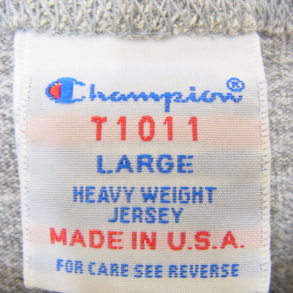 Champion チャンピオン STANDARD CALIFORNIA USA製 T1011 半袖 Ｔシャツ カットソー グレー系 L【中古】
