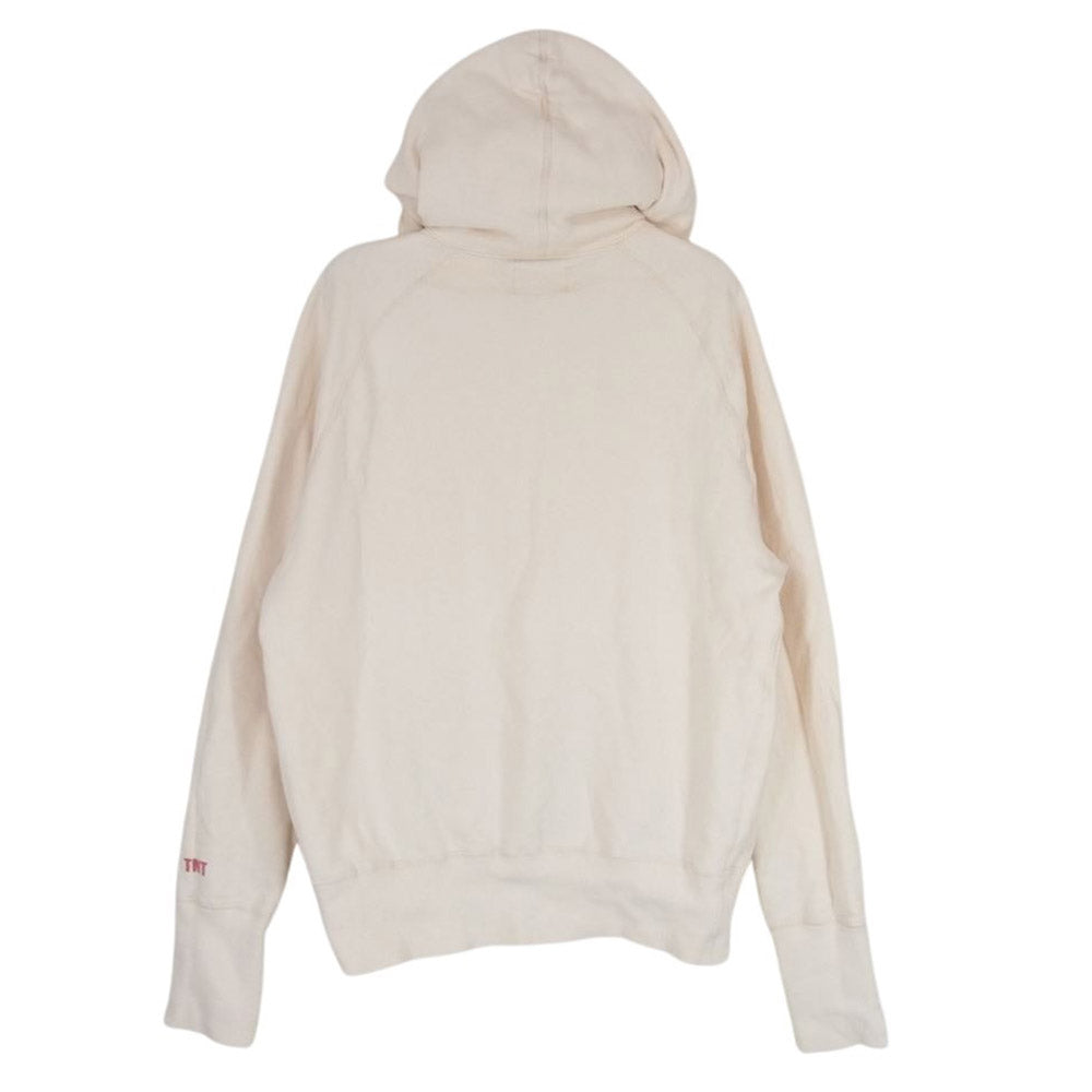 TMT ティーエムティー MALIBU ロゴ プルオーバー パーカー オフホワイト系 L【中古】