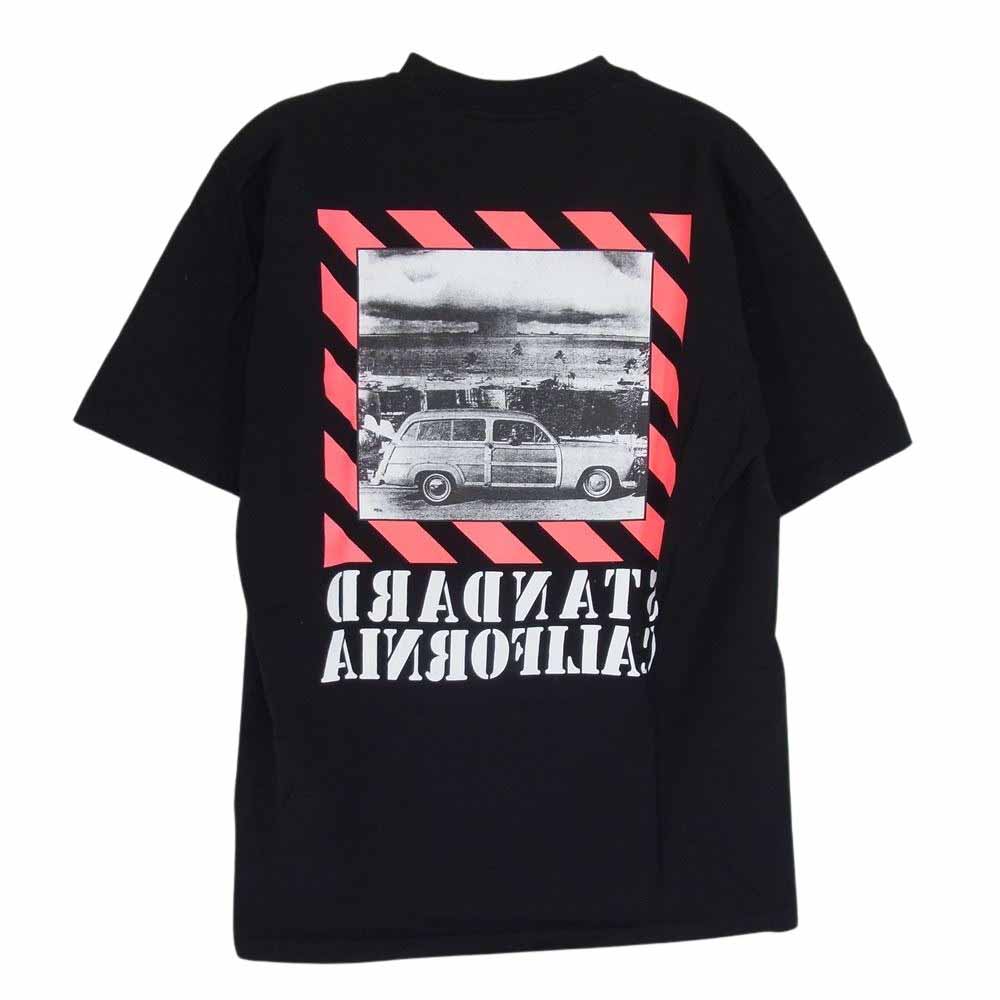 STANDARD CALIFORNIA スタンダードカリフォルニア メキシコ製 JIMMYZ LOGO ジミーズ ロゴ  半袖 Tシャツ カットソー ブラック系 M【中古】