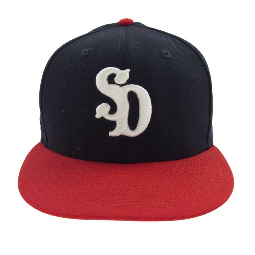 NEW ERA ニューエラ standard californi スタンダード カルフォルニア キャップ 帽子 ネイビー系【中古】