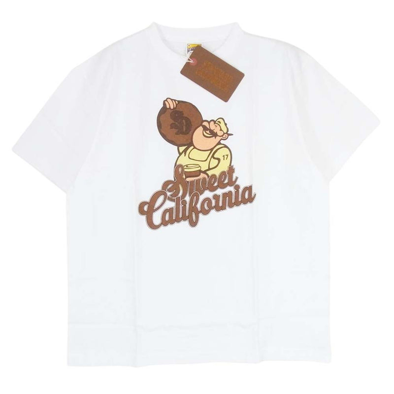 STANDARD CALIFORNIA スタンダードカリフォルニア 17th ANNIVERSARY 半袖 Tシャツ カットソー ホワイト系 M【極上美品】【中古】