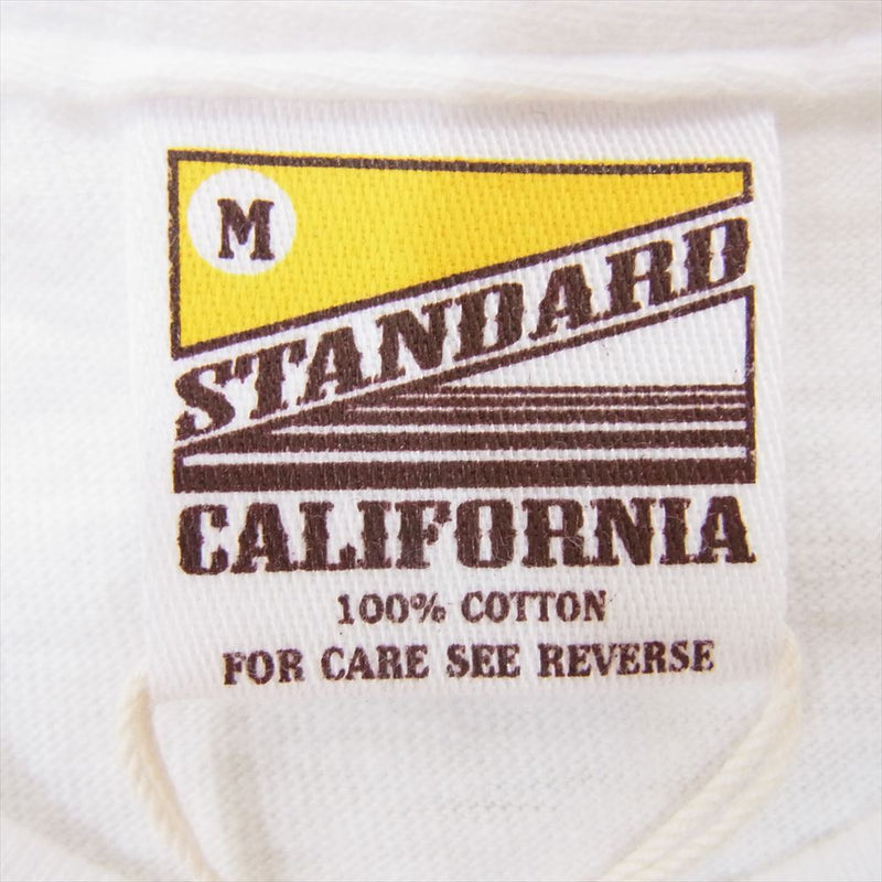 STANDARD CALIFORNIA スタンダードカリフォルニア 17th ANNIVERSARY 半袖 Tシャツ カットソー ホワイト系 M【極上美品】【中古】