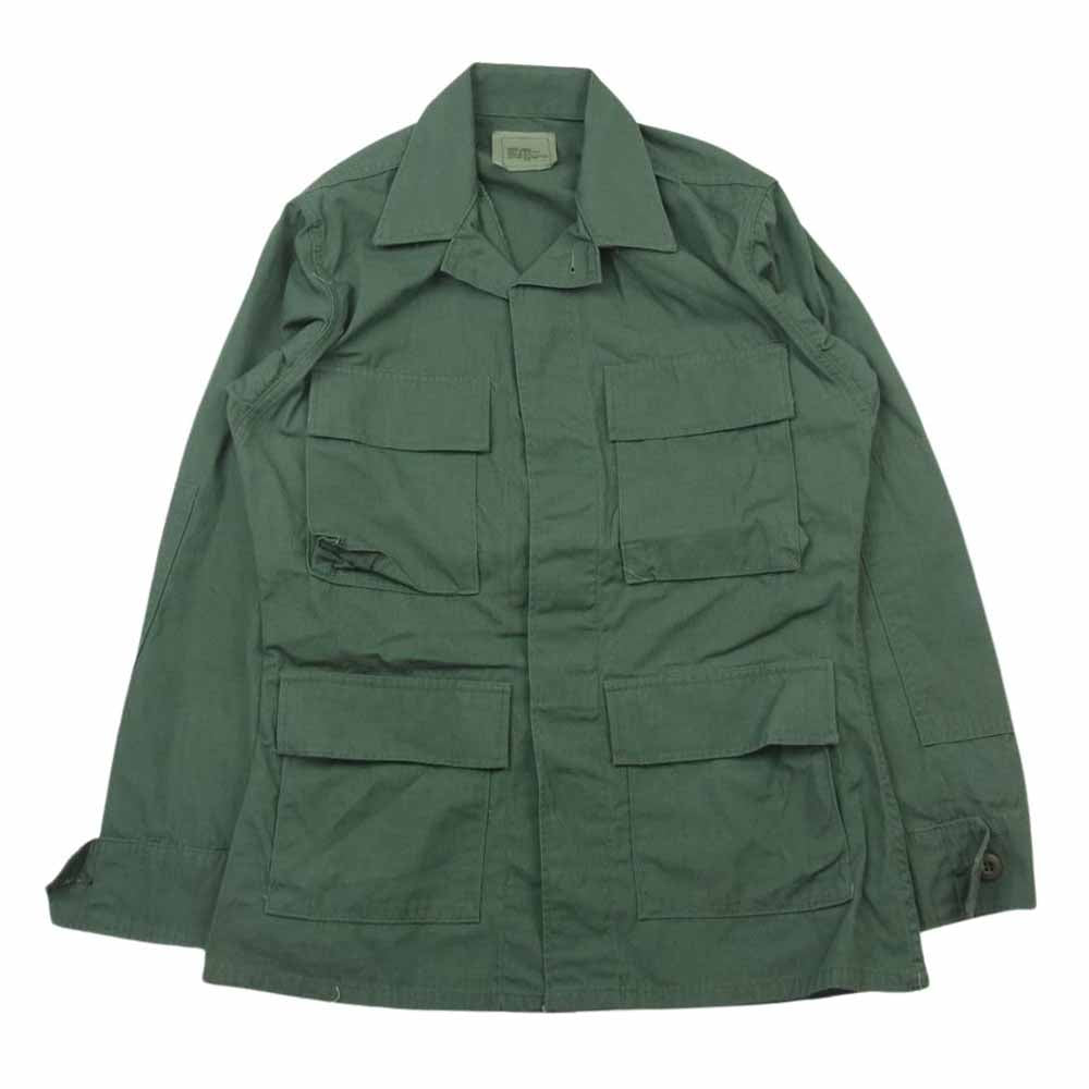 ユーエスアーミー 8415-01-470-0494 ヴィンテージ 90s BDU Jacket ミリタリー ジャケット カーキ系 XS【中古】