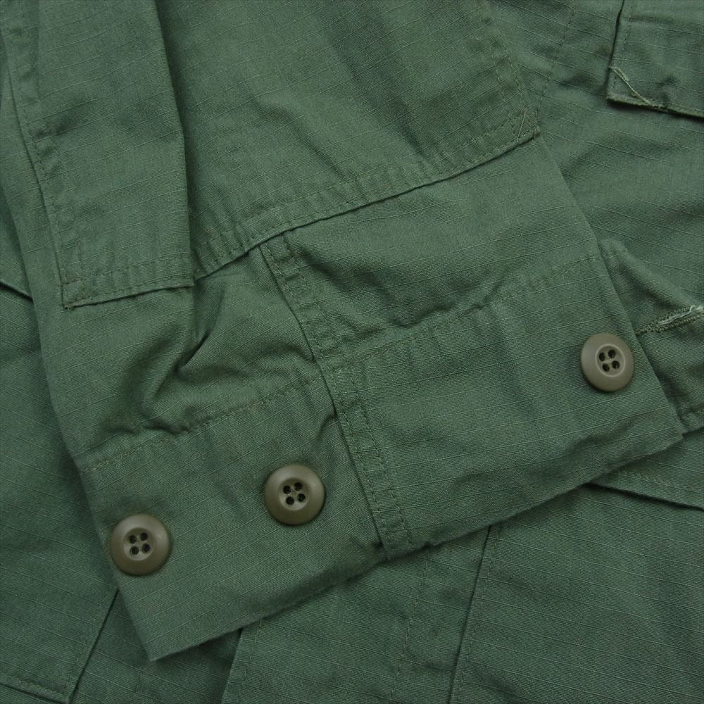 ユーエスアーミー 8415-01-470-0494 ヴィンテージ 90s BDU Jacket ミリタリー ジャケット カーキ系 XS【中古】