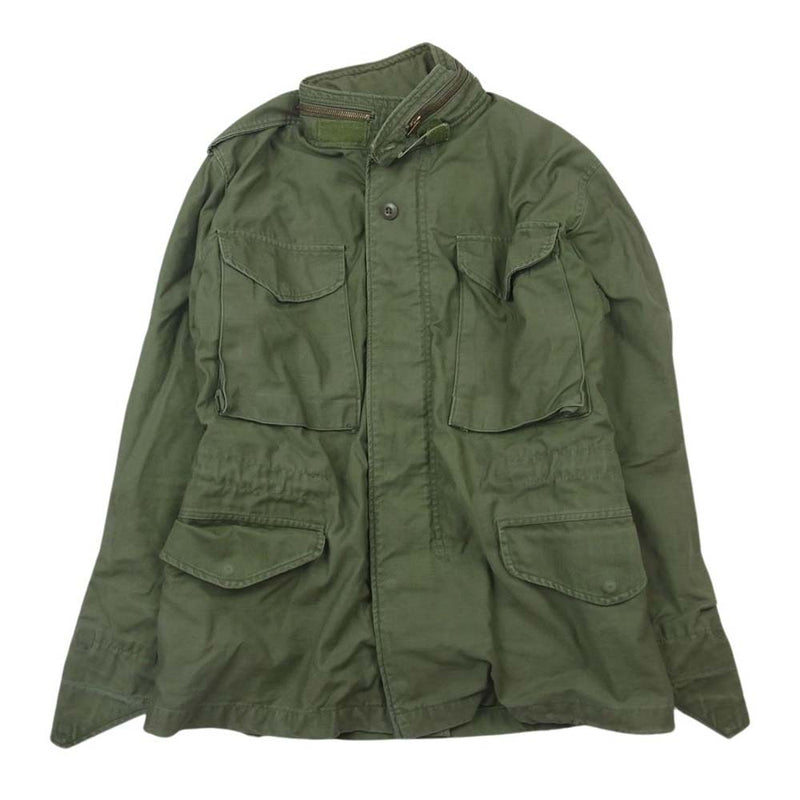 ユーエスアーミー 8415-01-027-6032 ヴィンテージ 80s 3rd M-65 FIELD JACKET フィールド ミリタリー ジャケット カーキ系 XS【中古】