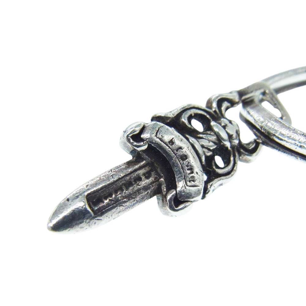 CHROME HEARTS クロムハーツ（原本無） RNG ＆ No5 DAGGER #5ダガー キーリング キーホルダー シルバー系【中古】