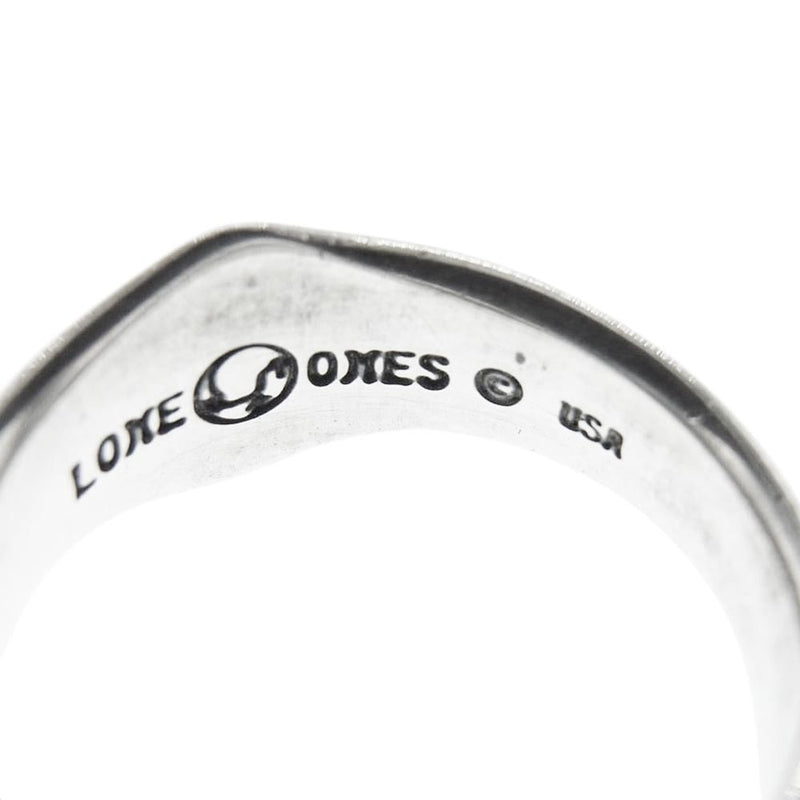 LONE ONES ロンワンズ 販売証明付属 SILK RING Small シルク リング スモール 指輪 シルバー系 8.5号【中古】