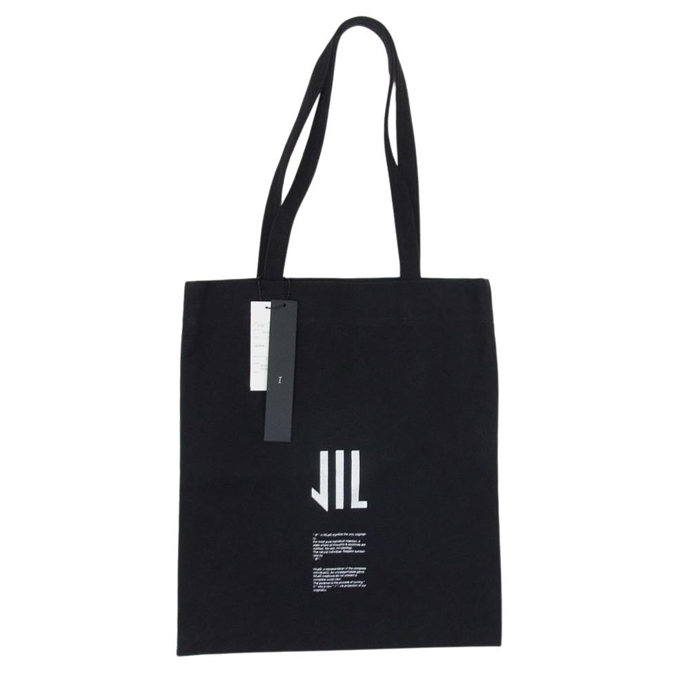 JULIUS ユリウス キャンバス トート バッグ ブラック系 F【中古】