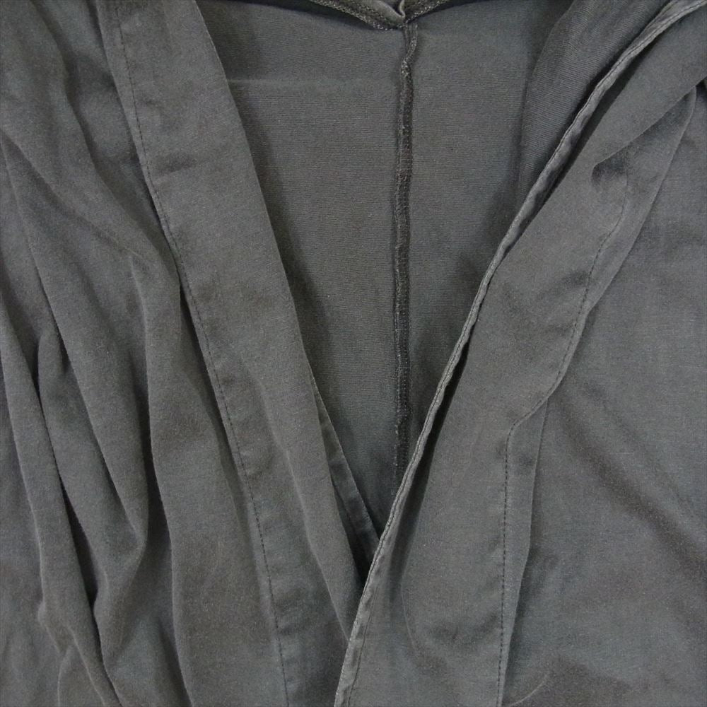JULIUS ユリウス 13SS ノースリーブ フーデット ジャケット ベスト ジレ グレー系 2【中古】