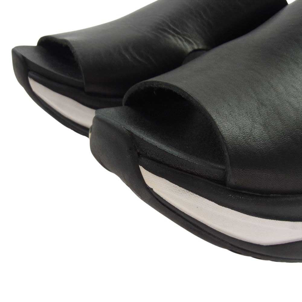 LAD MUSICIAN ラッドミュージシャン 2319-901 vibram ビブラム ソール レザー スライド サンダル ブラック系 42【中古】